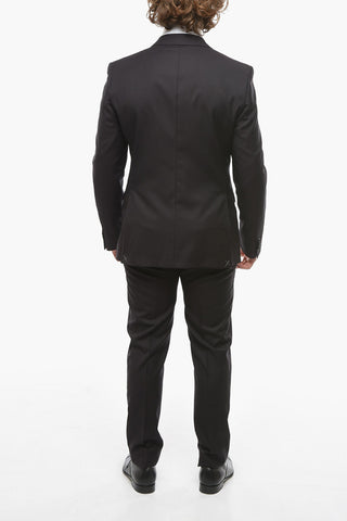 CC COLLECTION Pin Point Wool and Silk RESET Suit