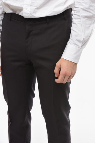 CC COLLECTION Pin Point Wool and Silk RESET Suit