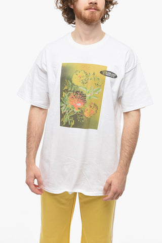 T-Shirt Girocollo Stampata sul Fronte