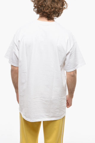 T-Shirt Girocollo Stampata sul Fronte