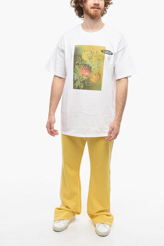T-Shirt Girocollo Stampata sul Fronte