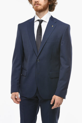 CC COLLECTION 2 Button RIGHT Pinstriped Virgin Wool Suit