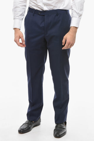 CC COLLECTION 2 Button RIGHT Pinstriped Virgin Wool Suit