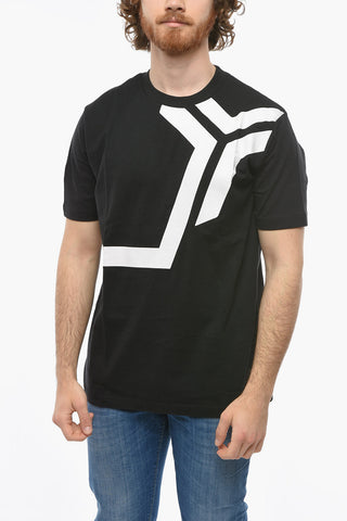 SPORT Contrasting Logo EDO Crew-Neck T-shirt