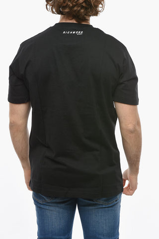 SPORT Contrasting Logo EDO Crew-Neck T-shirt
