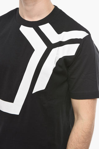 SPORT Contrasting Logo EDO Crew-Neck T-shirt