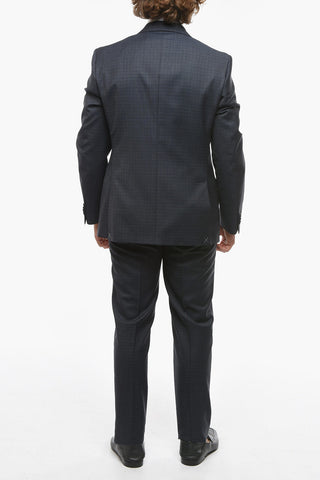 CC COLLECTION Abito 2 Bottoni RIGHT con Motivo Pin Check