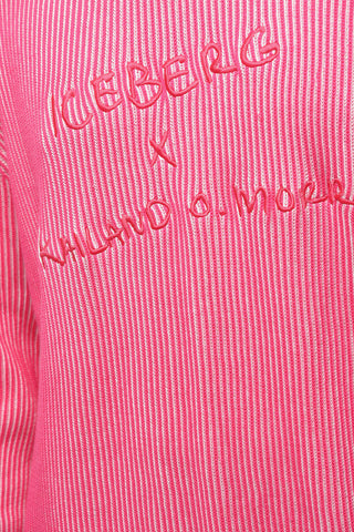 KAILAND O.MORRIS Ribbed Lightweight Sweater with Embroidered Logo