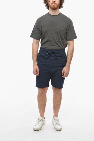 INSTRUMENTAL Drawstring Waist Cotton Shorts