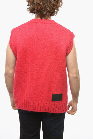 Cable Knit V-Neck Vest