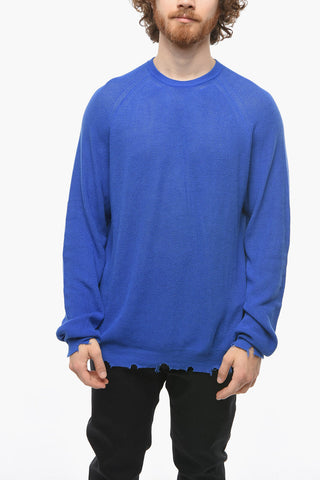 Maglia Girocollo Leggera Effetto Vintage
