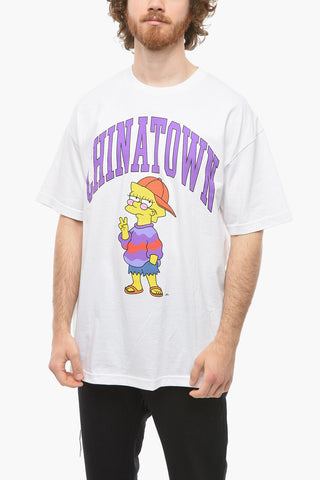 THE SIMPSON Lisa-Printed LIKE YOU Crew-Neck T-shirt