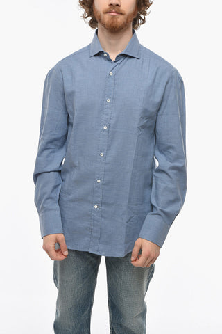 Standard Collar SLIM FIT Herringbone Collar Shirt