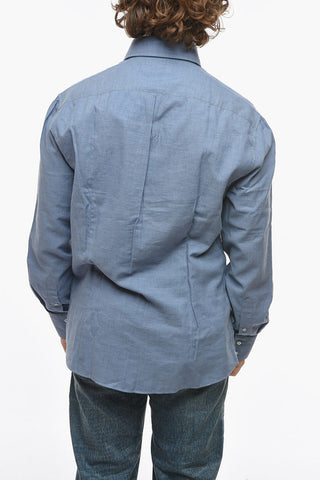 Standard Collar SLIM FIT Herringbone Collar Shirt
