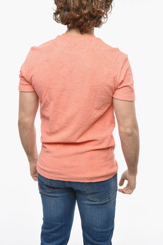 Terry Cotton Crew-neck T-Shirt