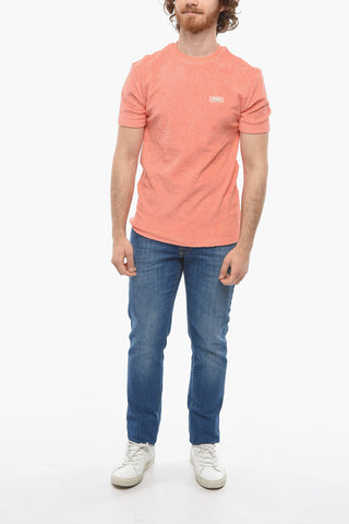 Terry Cotton Crew-neck T-Shirt