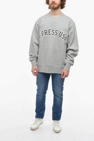 Felpa Girocollo con Maxi Logo