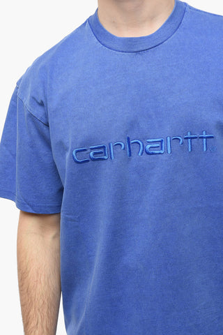 T-Shirt Girocollo con Logo Ricamato