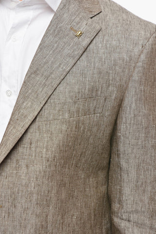 CC COLLECTION Abito RIGHT in Puro Lino con Rever Classico