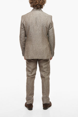 CC COLLECTION Abito RIGHT in Puro Lino con Rever Classico