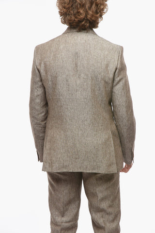 CC COLLECTION Abito RIGHT in Puro Lino con Rever Classico