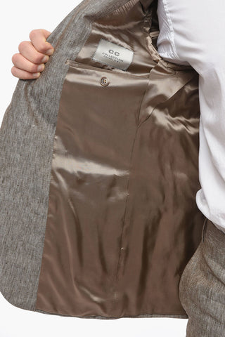 CC COLLECTION Abito RIGHT in Puro Lino con Rever Classico