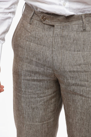 CC COLLECTION Abito RIGHT in Puro Lino con Rever Classico