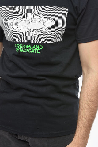 Contrasting Printed Crew-Neck T-shirt