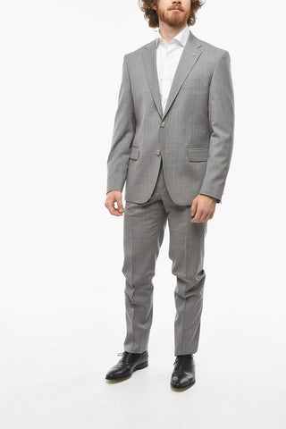 CC COLLECTION Flap Pocket RIGHT Pinstriped Suit