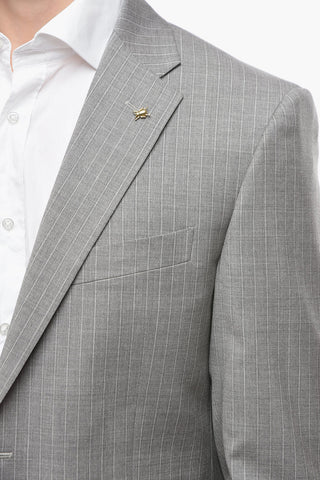 CC COLLECTION Flap Pocket RIGHT Pinstriped Suit