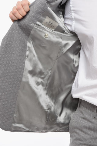 CC COLLECTION Flap Pocket RIGHT Pinstriped Suit