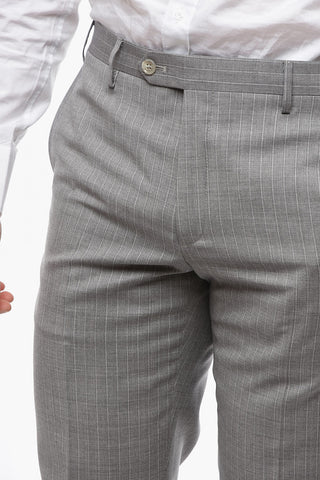 CC COLLECTION Flap Pocket RIGHT Pinstriped Suit