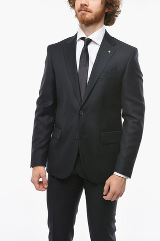 CC COLLECTION Bird's Eye RIGHT Virgin Wool Suit