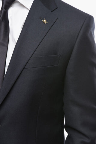 CC COLLECTION Bird's Eye RIGHT Virgin Wool Suit
