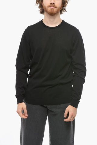 Lightweight Cotton Crew-Neck Sweater