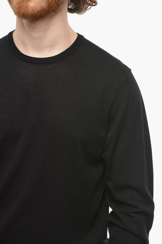 Lightweight Cotton Crew-Neck Sweater