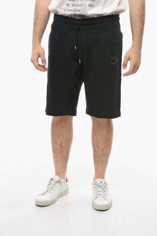 Drawstring Waist Cotton Shorts