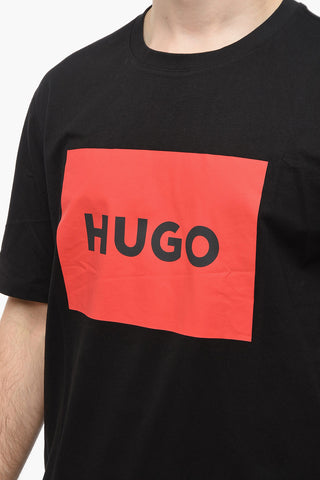 Contrasting Logo-Printed Crew-Neck T-shirt