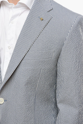 CC COLLECTION 2 Button RIGHT Awning Striped Suit