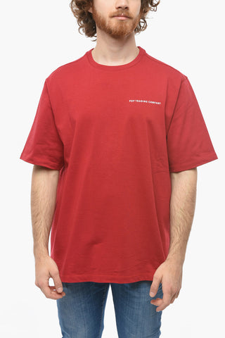 T-Shirt Girocollo con Logo Stampato