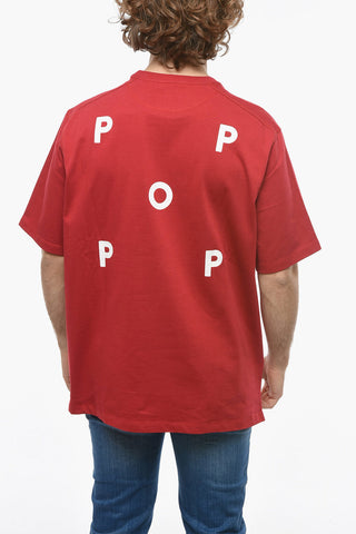 T-Shirt Girocollo con Logo Stampato