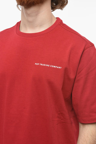 T-Shirt Girocollo con Logo Stampato
