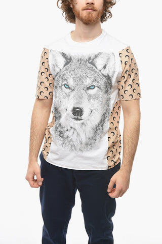 WHITE LINE Moon Bands Graphic Crew-Neck T-shirt