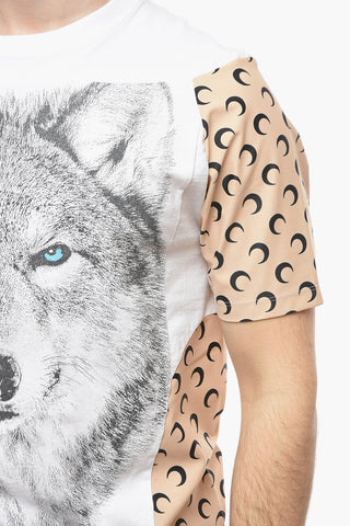 WHITE LINE Moon Bands Graphic Crew-Neck T-shirt