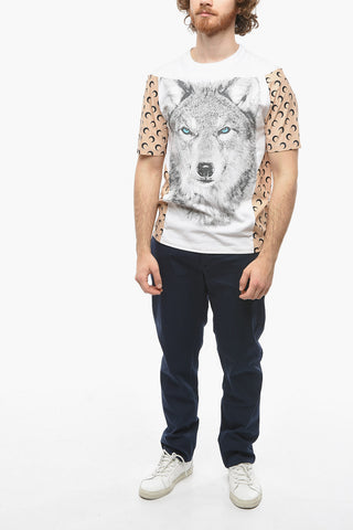 WHITE LINE Moon Bands Graphic Crew-Neck T-shirt
