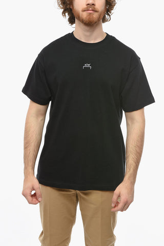 T-Shirt Girocollo Stampata sul Dietro