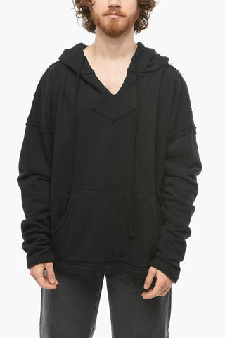 Solid Color Cotton Hoodie