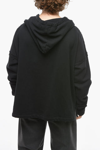 Solid Color Cotton Hoodie
