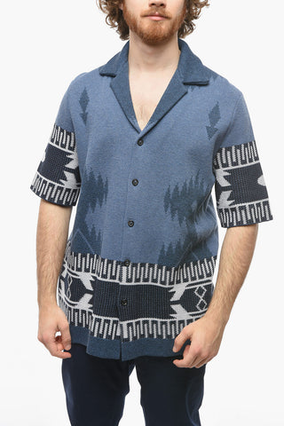 Cardigan Kimono ICON in Jacquard di Cotone