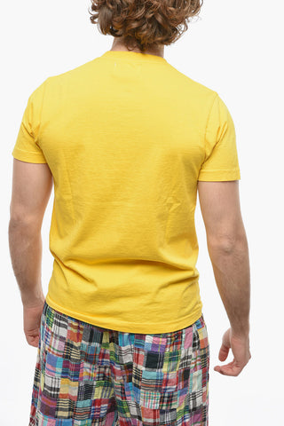 T-shirt Girocollo con Stampa Crome Logo